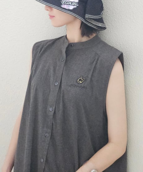 French sleeve Gilet One-piece