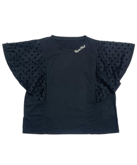 Dot Sleeve T-shirt