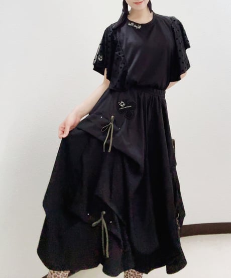 Irregular hem pants
