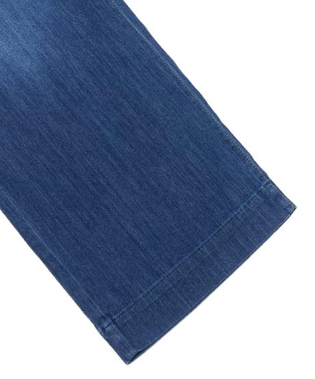 High-waisted Wide Denim Pants