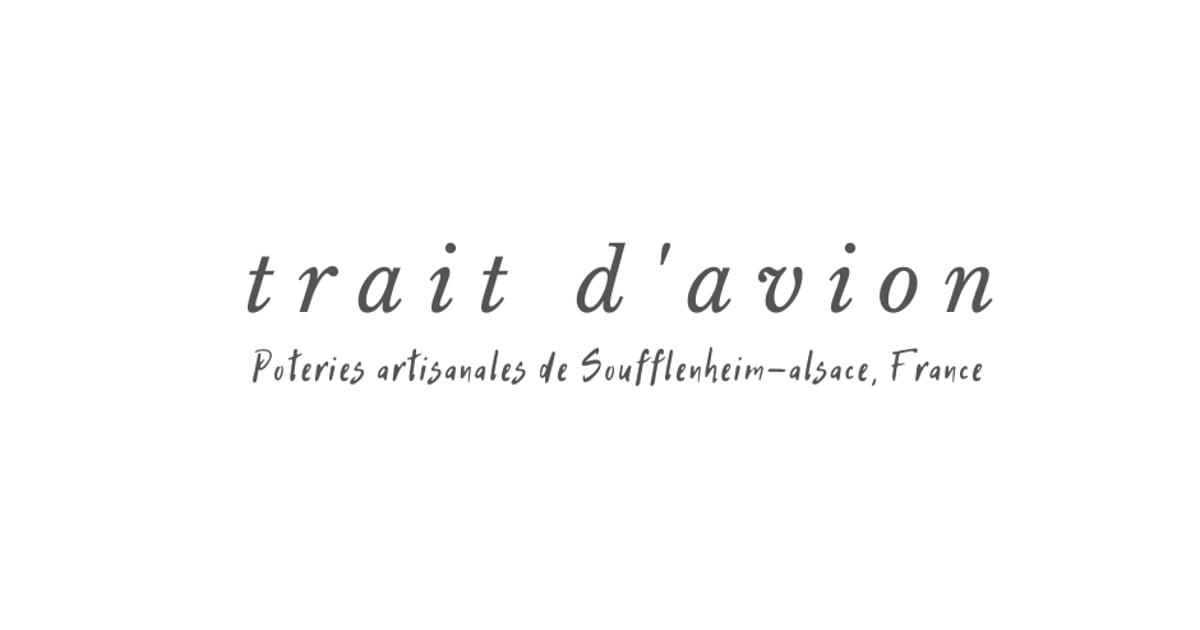 陶器のお手入れにつきまして | trait d'avion