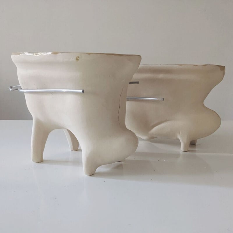 断捨離中】新品　フランス製　ラパンパスカル　ウサギ　型　アルザス　スフレンハイム ラパンパスカル ウサギの型 陶器製 アルザス地方 スフレンハイム焼