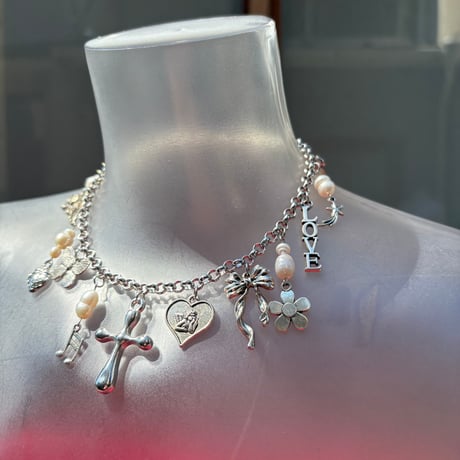 eeeee//chain charm choker