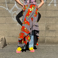 african batik skirt