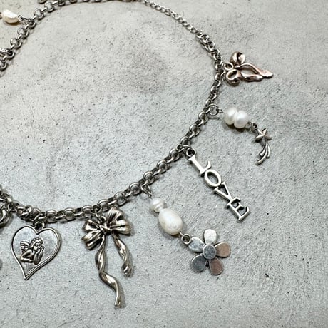 eeeee//chain charm choker