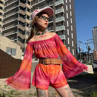 off shoulder all-in-one