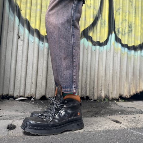 pocket design denim pants