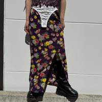 Japanese pattern tight skirt