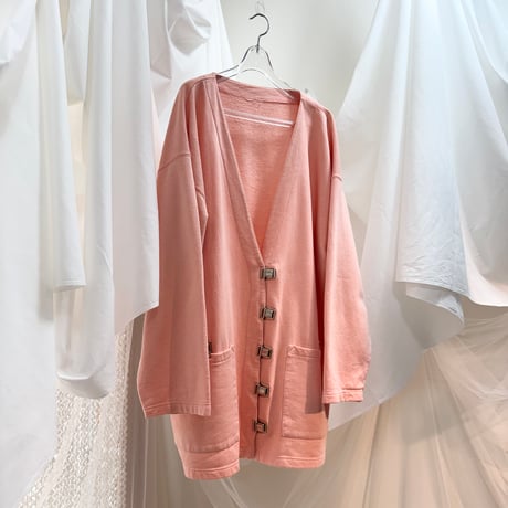 push lock sweat cardigan