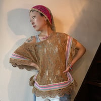 beige lace tops