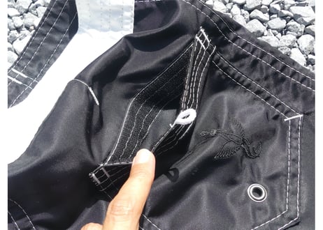 Black＆White SURFTRUNKS byヘブンズバックドア