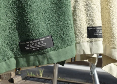 Organic Cotton Beach Towel by PACIFIC FURNITURE SERVICE.
