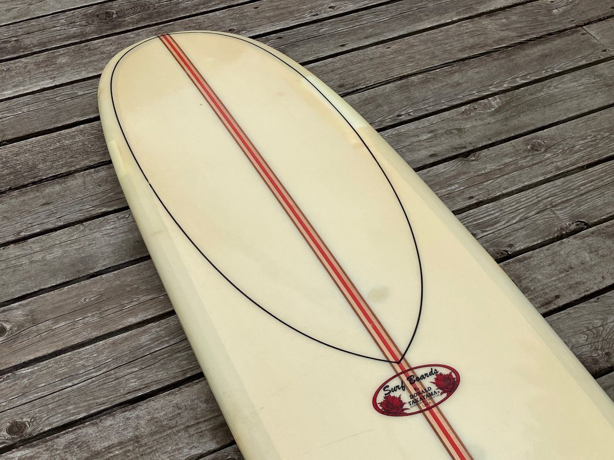 レアロングボード9.5センタードナルドタカヤマクラシックヴィンテージノーズライダ レアロングボード9.5センタードナルドタカヤマクラシックヴィンテージ