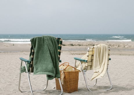Organic Cotton Beach Towel by PACIFIC FURNITURE SERVICE.