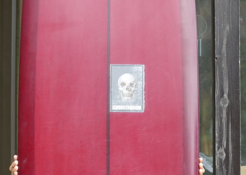 USED”9'4 Bandito by Christenson surfboard /フィン