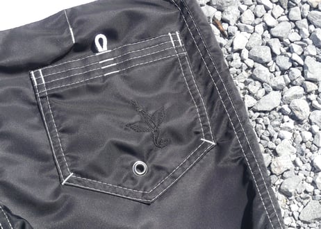 Black＆White SURFTRUNKS byヘブンズバックドア