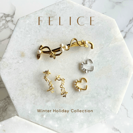 Ivy barrette【felice luxe】