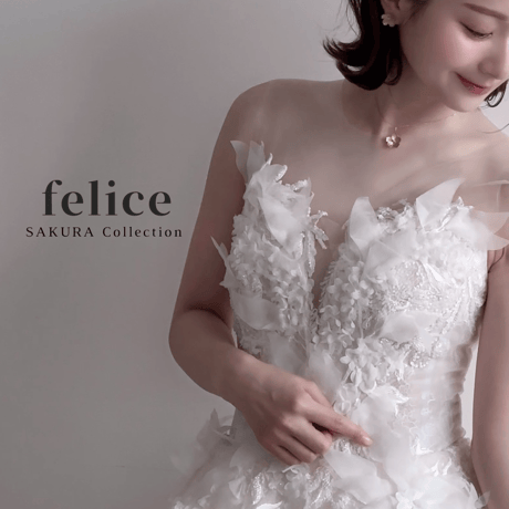 sakura pierce earring【felice luxe】