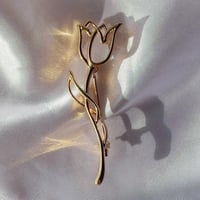 Tulip brooch