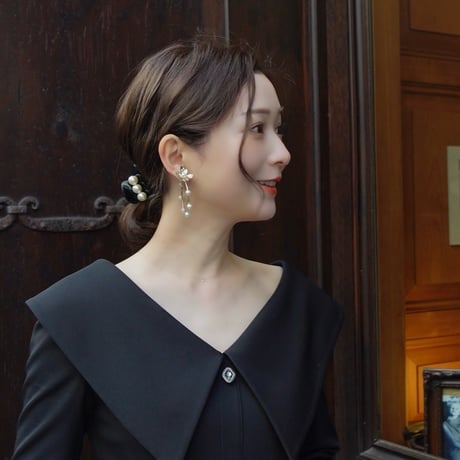 フラワークラウンピアス、イヤリング