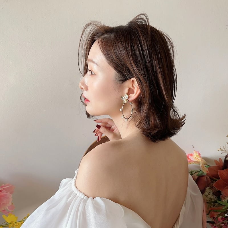 coussinet クシネ ピアス fleur フルール 花冠 クラウン coussinet クシネ ピアス fleur フルール 花冠 クラウン