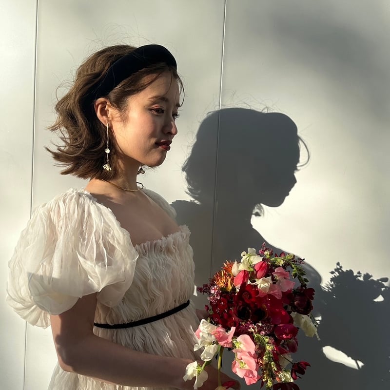 スノーフレークオブシディアン　フラワーカービング　14kgf ピアス スノーフレークオブシディアン フラワーカービング 14kgf ピアス