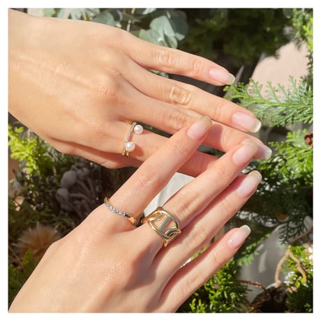 Pearl bijou ring