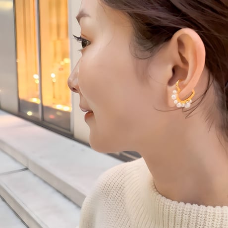 Heart ear cuff【felice luxe】