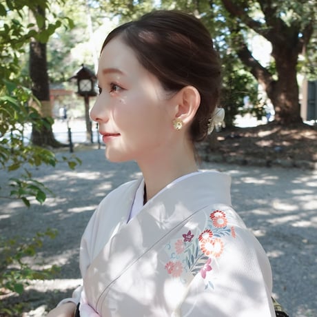 sakura pierce earring【felice luxe】