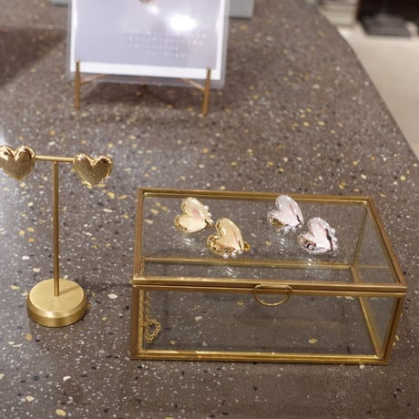 Heart pierce earring【felice luxe】