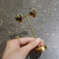 Heart pierce earring【felice luxe】