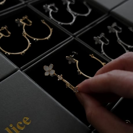 Kinmokusei Ginmokusei pierce earring【felice luxe】