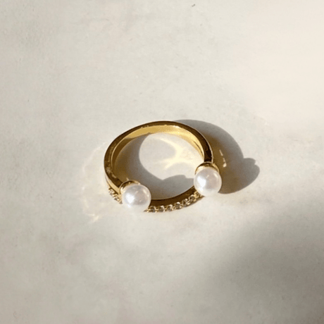 Pearl bijou ring