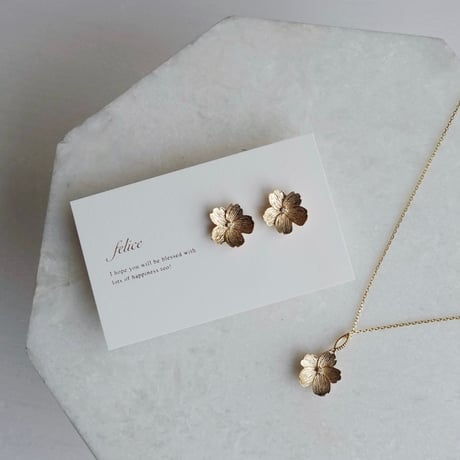 sakura pierce earring【felice luxe】