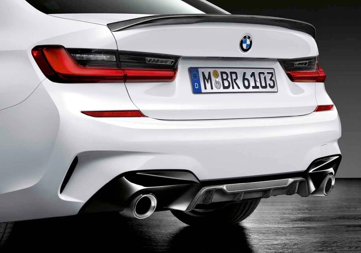 BMW純正部品 ///M PERFORMANCE カーボンテールパイプトリムセット | Wri