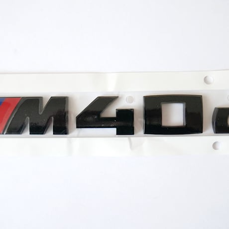 BMW純正 G01 X3 M40d ブラック モデルレター エンブレム Black Painting Letterings.