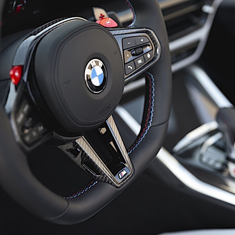 M Performance ステアリングホイールカバー カーボン BMW 純正 M Performance カーボン ステアリング カバー F20 F22 F30