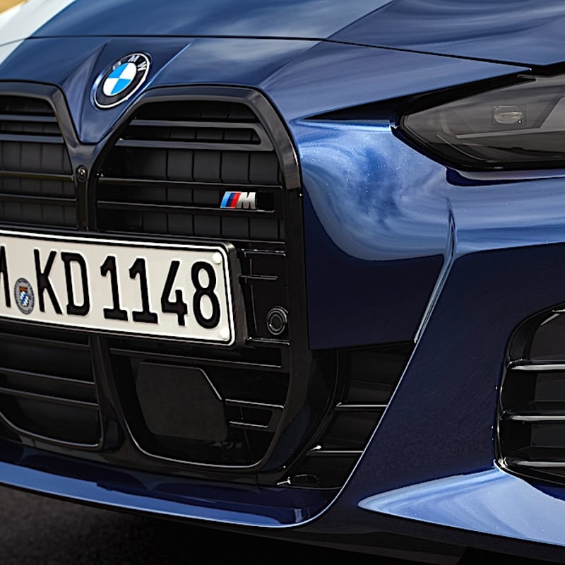 BMW 4シリーズ ブラック キドニー グリル 純正G26 BMW 純正 G26 LCI M440i ブラック キドニー グリル ナンバー