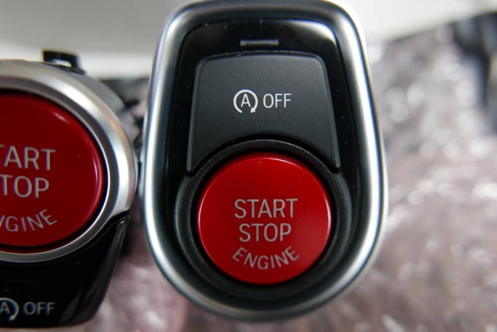 BMW純正部品 エンジン スタート ストップ ボタン レッド MSA F82
