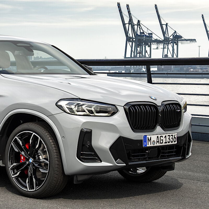 BMW X3 X3M Competitionブラックキドニーグリル - 自動車