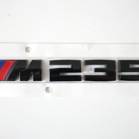 BMW純正 F44 2シリーズ M235i用ブラック モデルレター エンブレム Black Painting Letterings.