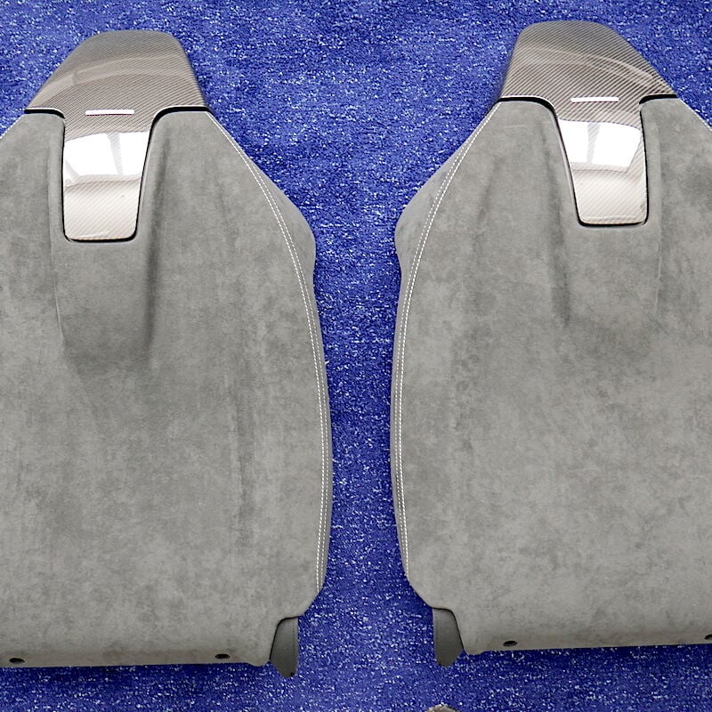 BMW純正M Performance アルカンターラ カーボン シート リアパネル