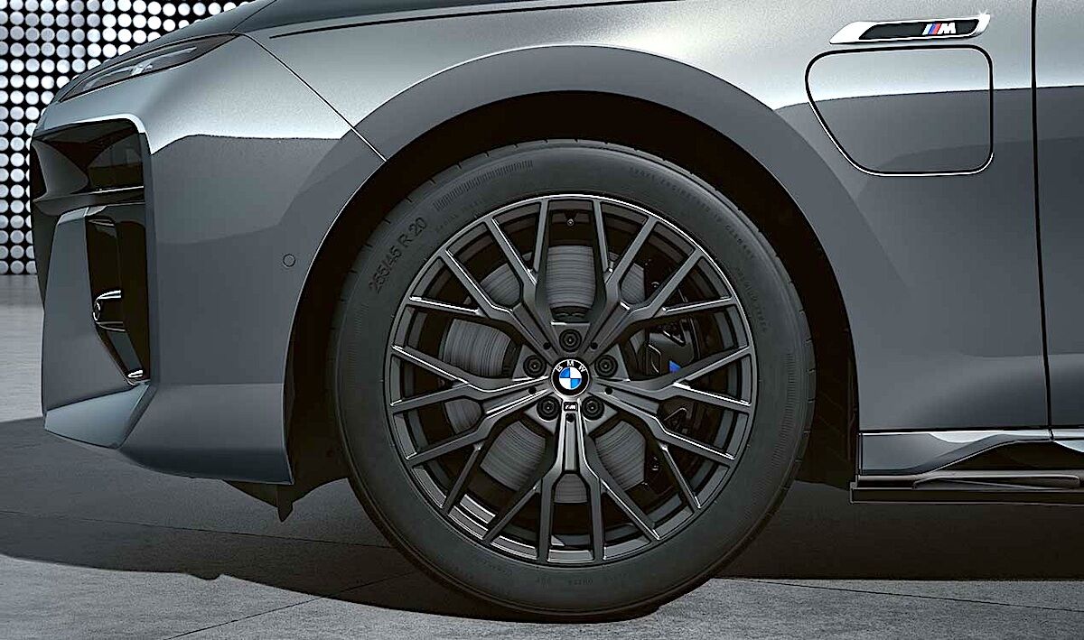 ９Ｊ＋２４【2585】BMW G70 7シリーズ 純正 20インチ タイヤ付き1本