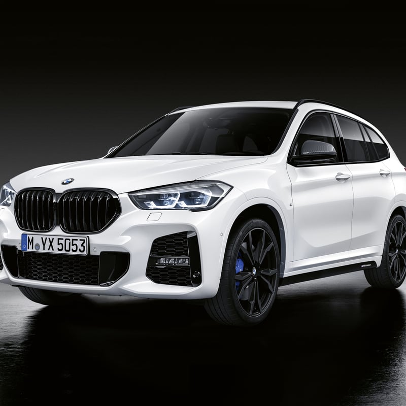 BMW純正部品 M PERFORMANCE F48 LCI X1 用ブラックキドニー グリル 