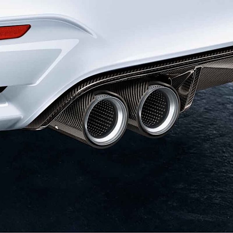 BMW MINI REMUS F54F60用カーボンテールパイプトリムクリア塗装