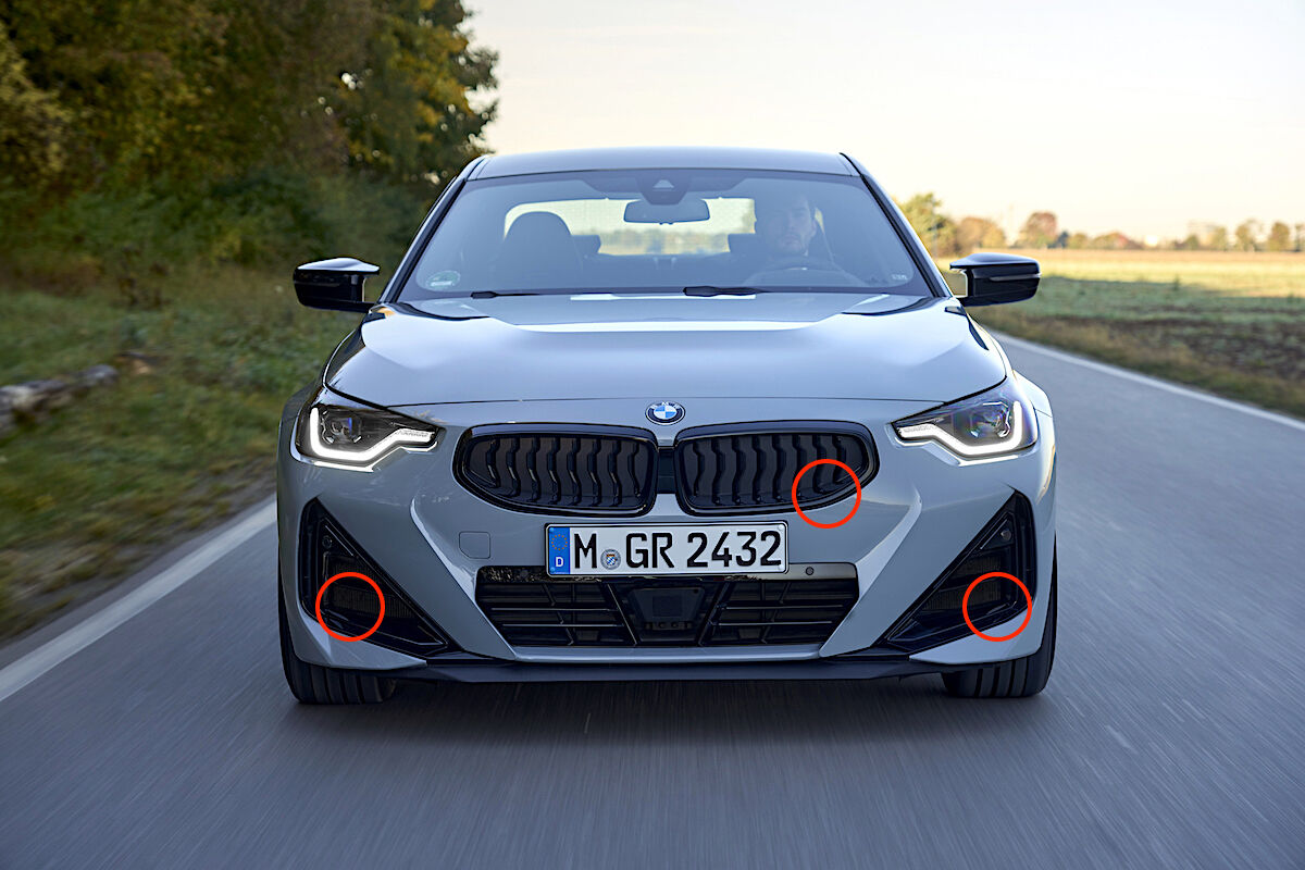 BMW純正G42 2シリーズクーペ ブラックグリルセット | Wright Company Inc.
