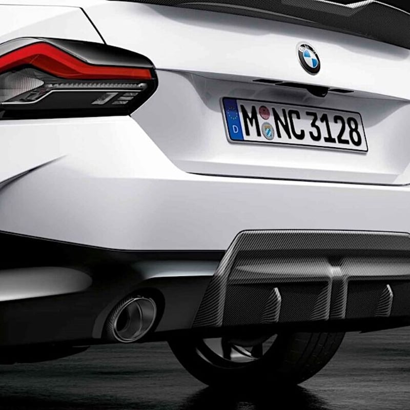 BMW純正M PERFORMANCE ラウンド チタン カーボン テールパイプ トリム