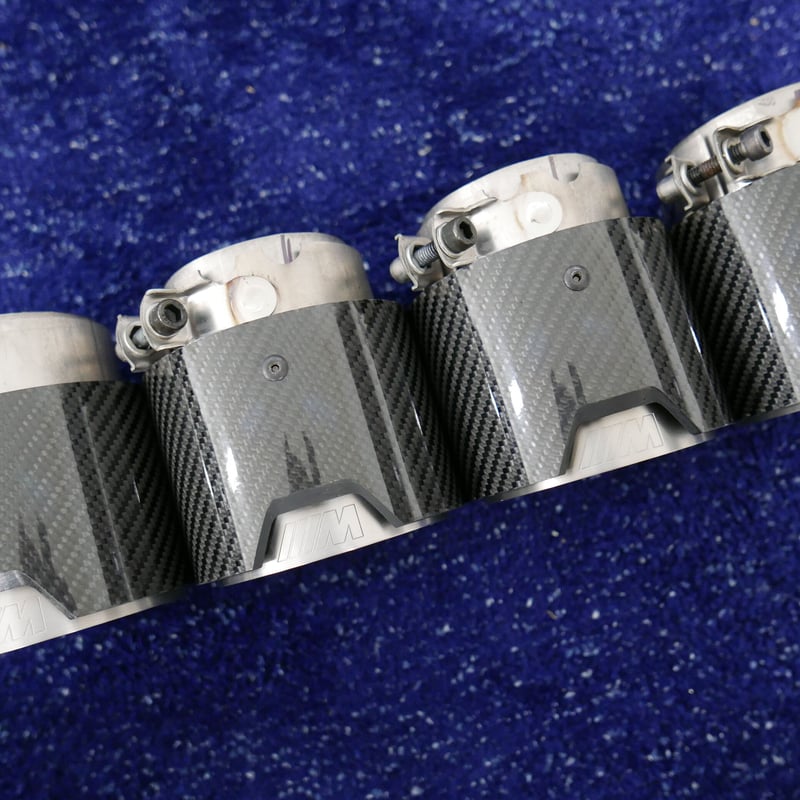 BMW純正 M PERFORMANCE カーボン チタン テールパイプトリム for BMW純正 M PERFORMANCE カーボン チタン テールパイプトリム for
