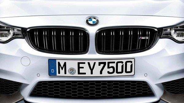 限定）BMW純正M PERFORMANCEパーツ F80M3用ブラック キドニー サイド グ
