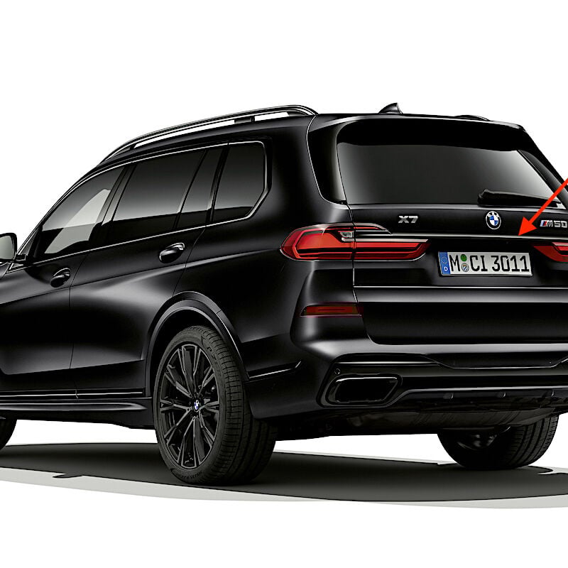 BMW X7 G07. テール パイプ カバー ビー・エム・ダブリュー